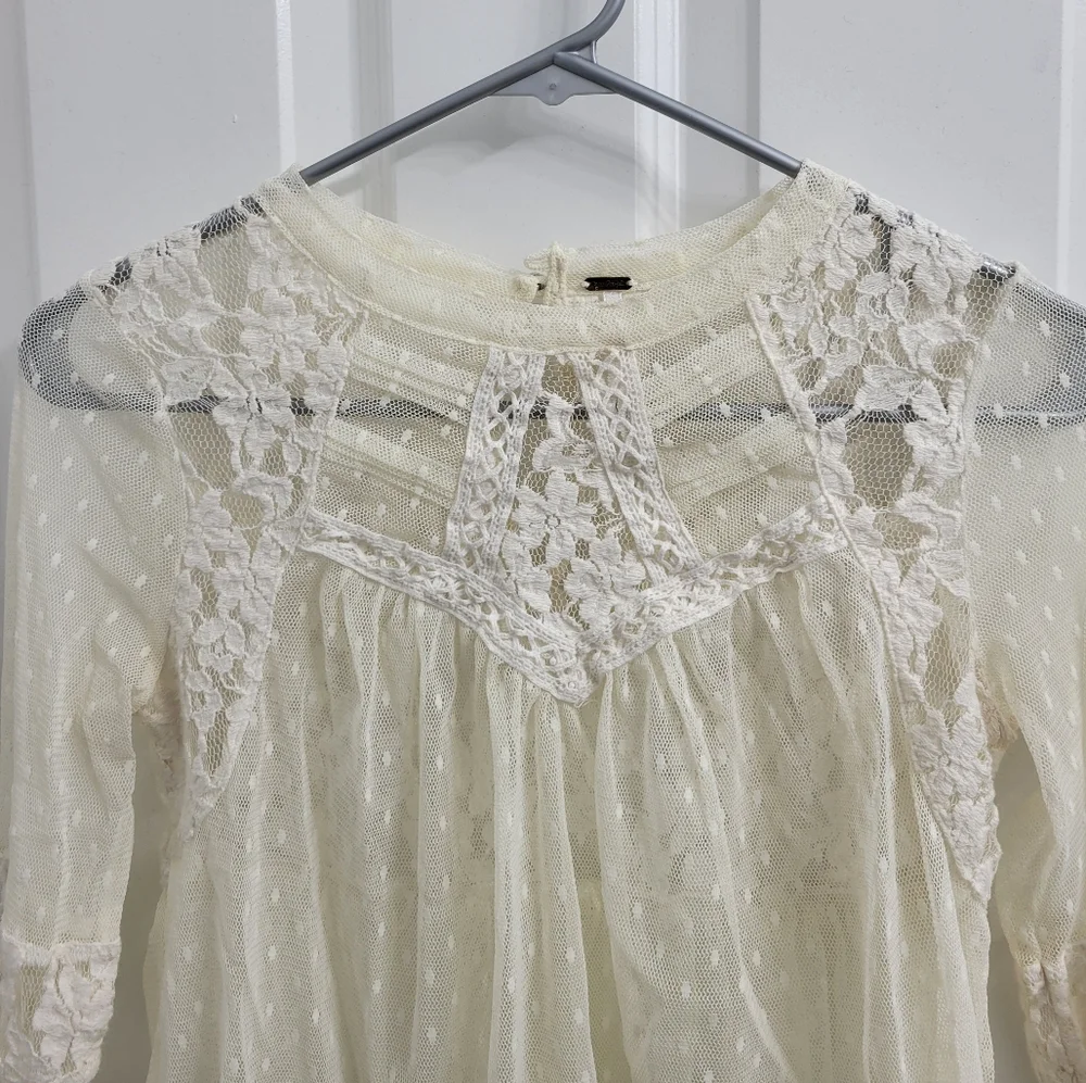 Free People Lace Blouse